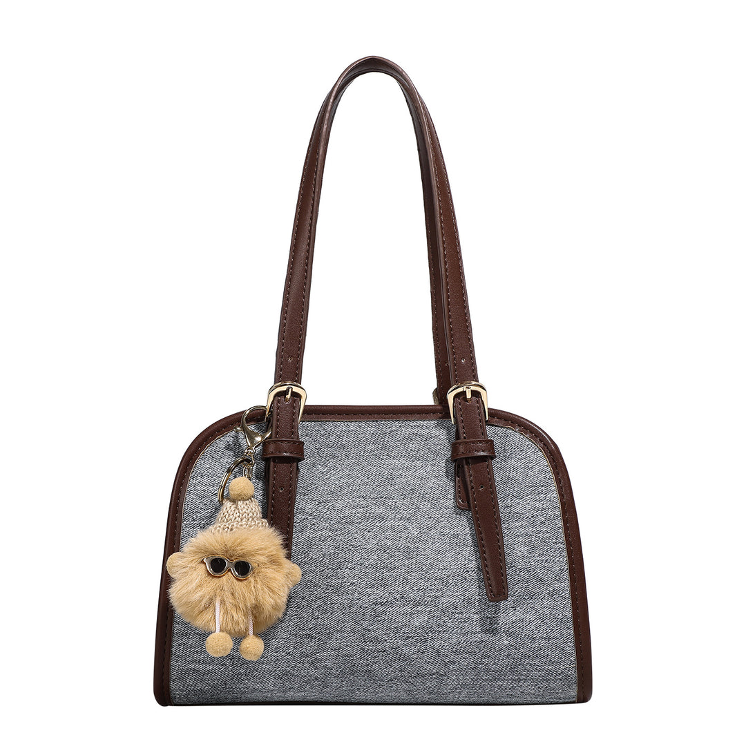 Damen Handtasche mit verspieltem Tiermotiv und praktischer Innenaufteilung Nord Taschen