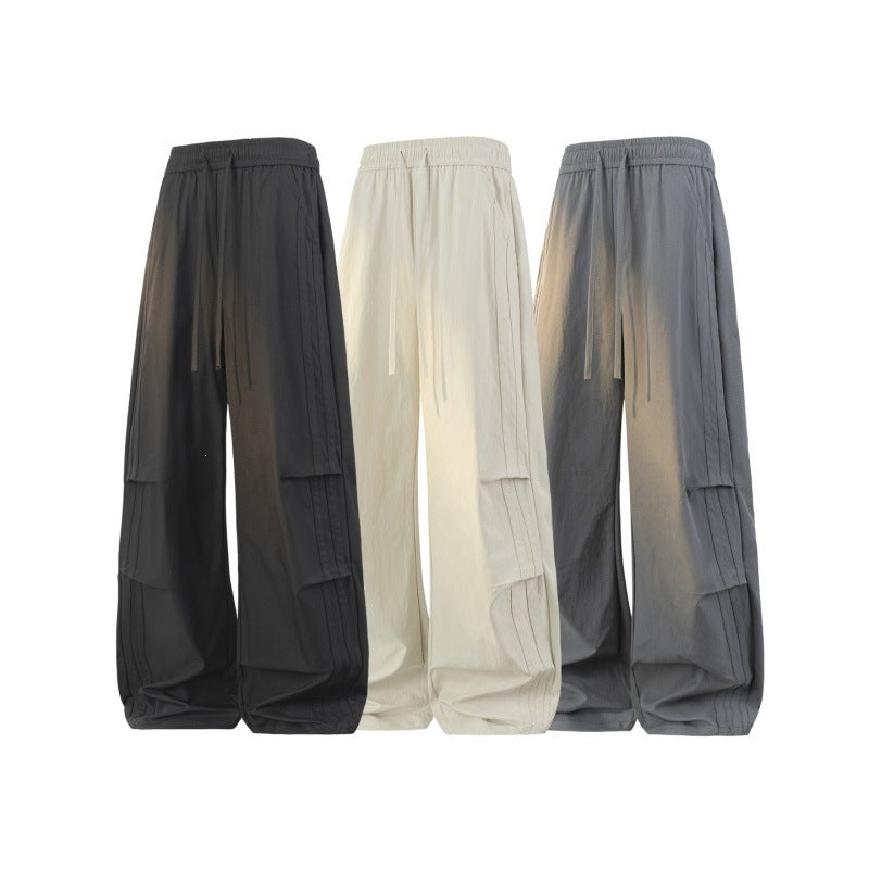 Damen Weite Lagen-Loungehose mit Cargo-Details & elastischem Tunnelzug Nord Taschen