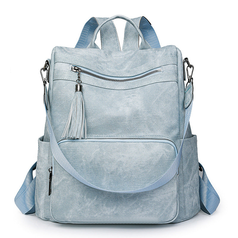 Damen Rucksack mit stilvollen Quasten und praktischen Fächern Nord Taschen