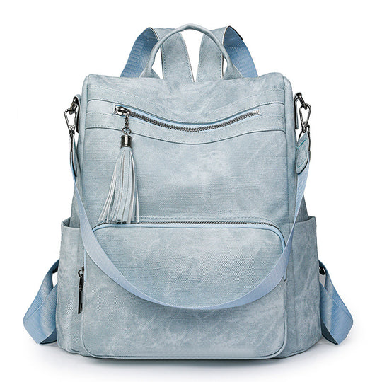 Damen Rucksack mit stilvollen Quasten und praktischen Fächern Nord Taschen