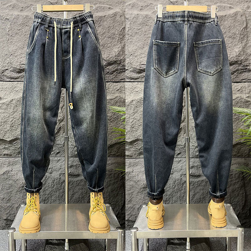 Herren Modische Ripped Jeans mit kreativen Patches Nord Taschen 1788342369