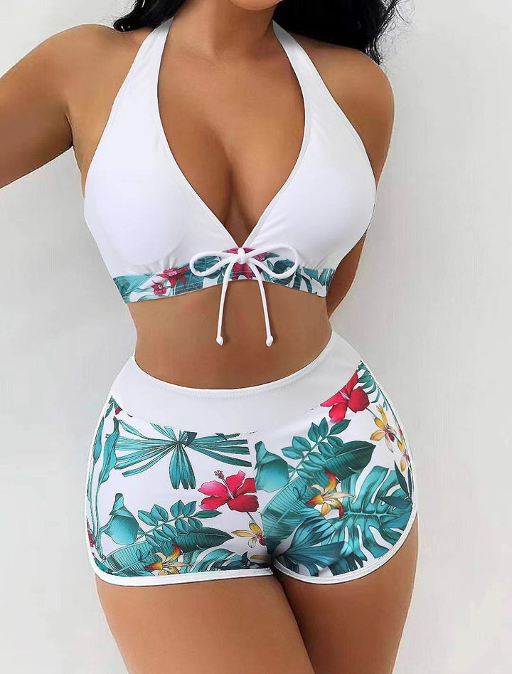 Damen Sportliches Bikini-Set mit verdecktem Bauch