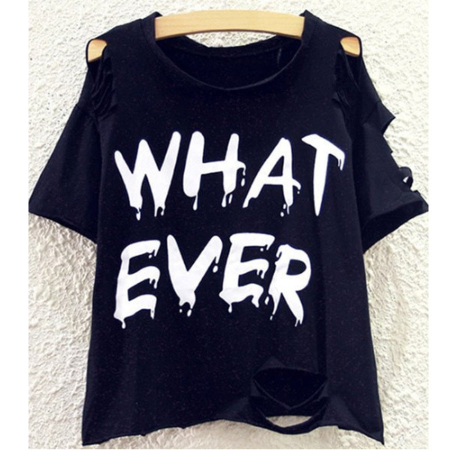 Damen Trendiges Oversized T-Shirt mit raffinierten Cut-Out-Ärmeln Nord Taschen