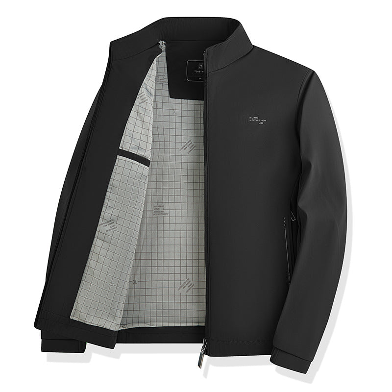 Herren Urbaner Stehkragen-Blouson mit minimalistischer Softshell-Optik Nord Taschen