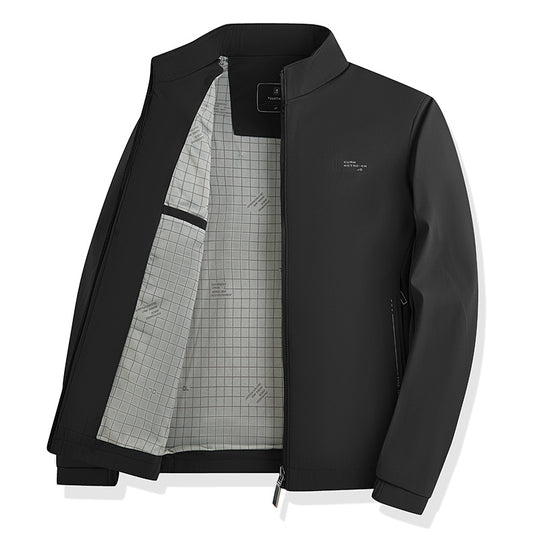 Herren Urbaner Stehkragen-Blouson mit minimalistischer Softshell-Optik Nord Taschen
