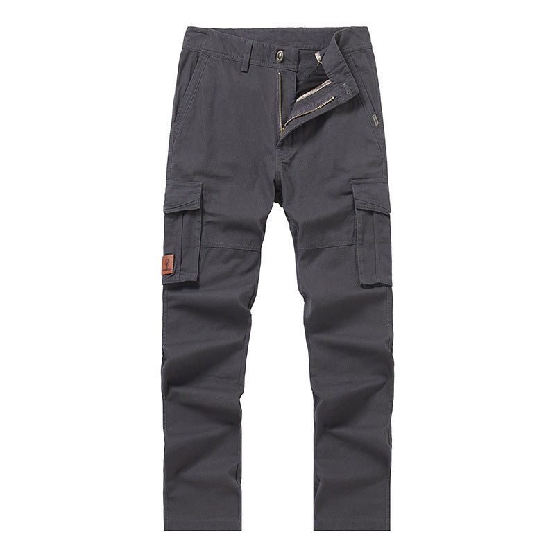 Herren Cargohose im Slim-Straight Schnitt mit Mehrfach‑Taschen und verstärkten Knien Nord Taschen