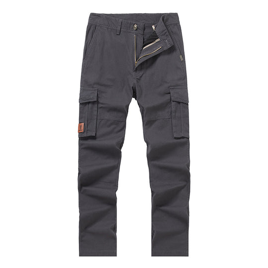 Herren Cargohose im Slim-Straight Schnitt mit Mehrfach‑Taschen und verstärkten Knien Nord Taschen