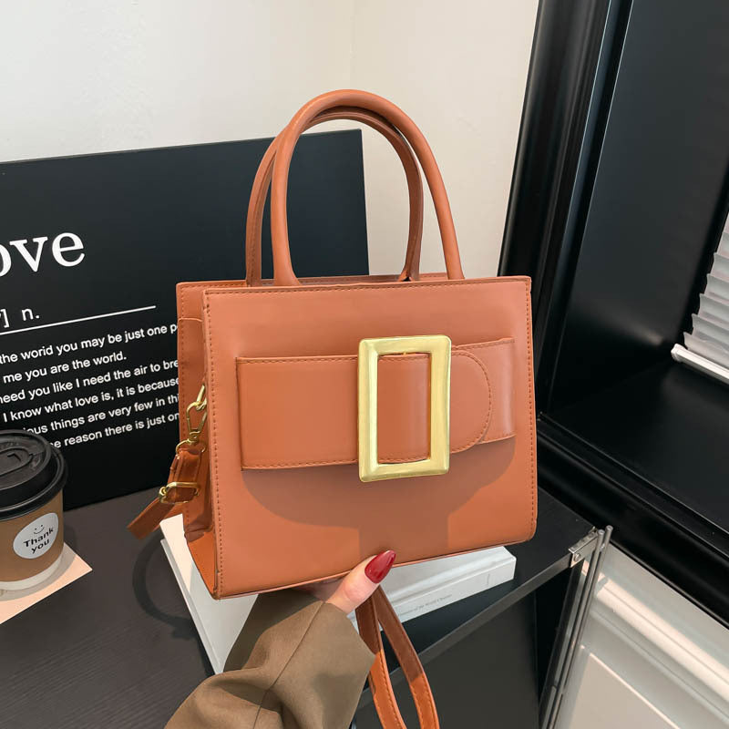 Damen-Handtasche mit dekorativer Schnallenapplikation Nord Taschen