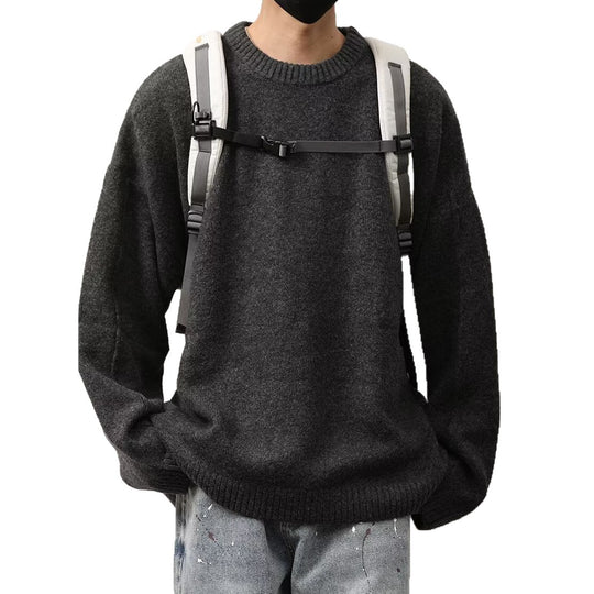 Herren Lockerer Strickpullover Nord Taschen