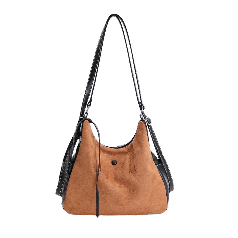 Handgefertigte Damen Schultertasche aus hochwertigem Wildleder Nord Taschen