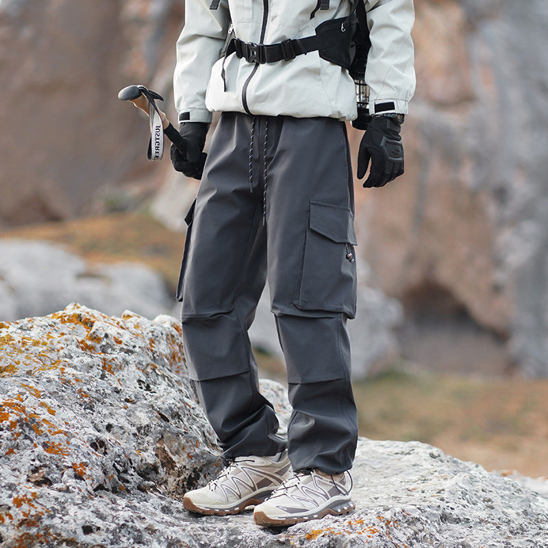Herren Technische Outdoor-Cargohose mit wasserabweisendem Stretch und verstärkten Knien Nord Taschen