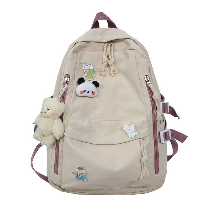 Damen Rucksack mit niedlichen Applikationen und vielseitigen Fächern Nord Taschen