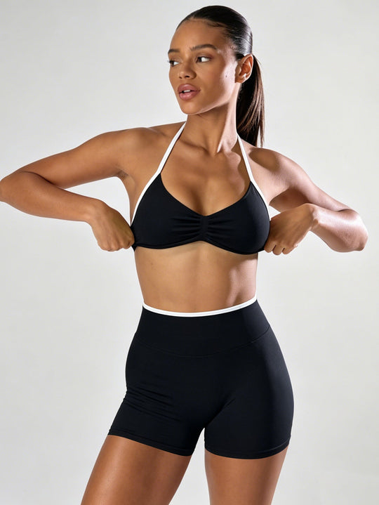 Damen Sportliches Bikini-Set mit hochelastischem Material und verstellbaren Trägern