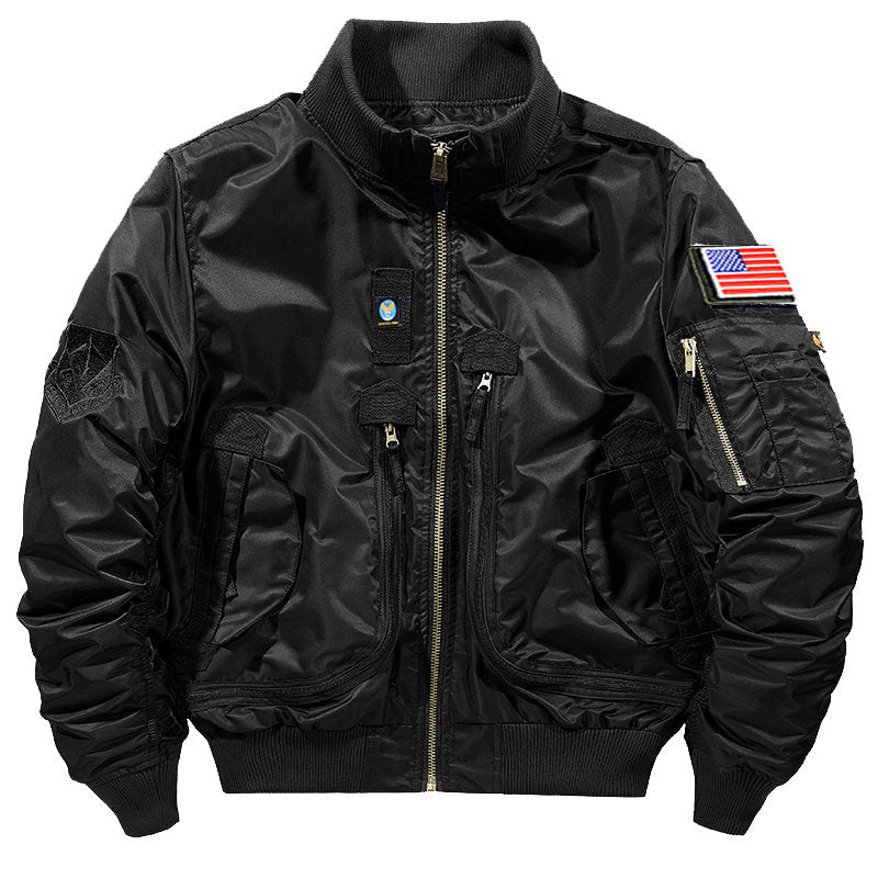Herren Fliegerjacke mit mehreren Taschen Nord Taschen