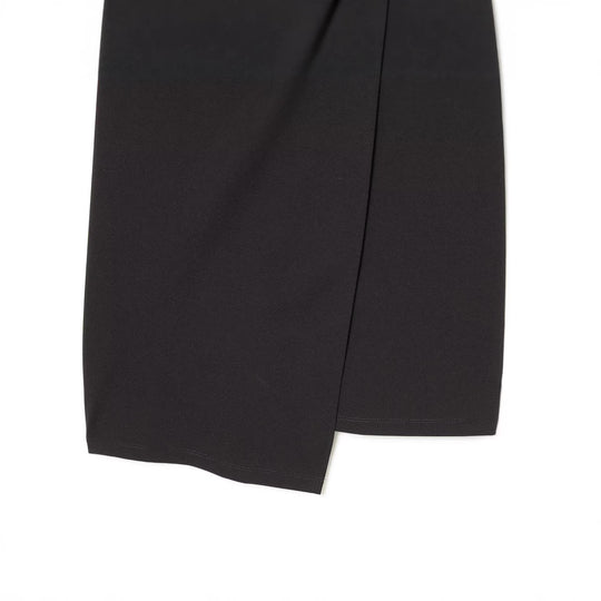 Damen Wickelkleid mit Drapierung, seitlicher Zierknopfleiste und V-Ausschnitt Nord Taschen