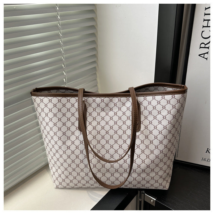 Damen elegante Tote-Tasche mit geometrischem Muster Nord Taschen