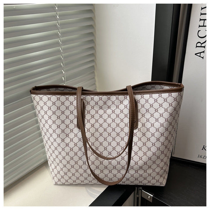 Damen elegante Tote-Tasche mit geometrischem Muster Nord Taschen