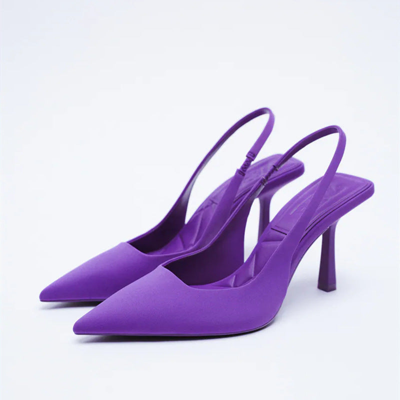 Damen Sling-Pumps mit eleganter Spitze und verstellbarem Riemen