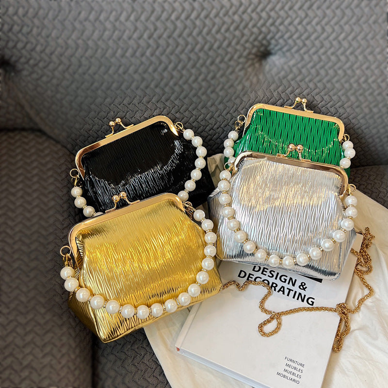 Damen elegante Handtasche mit Perlenakzenten Nord Taschen