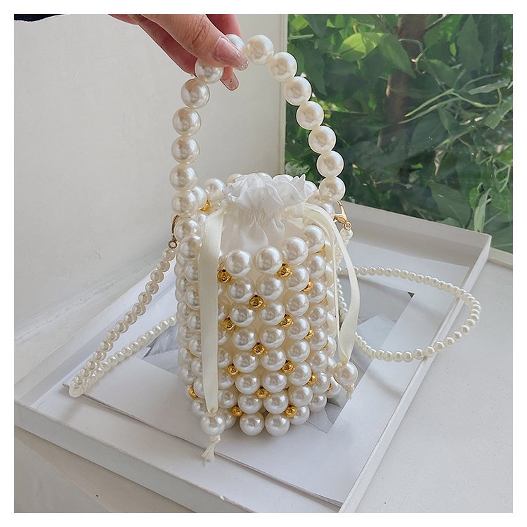 Damen Perlen-Handtasche mit luxuriösem Design Nord Taschen