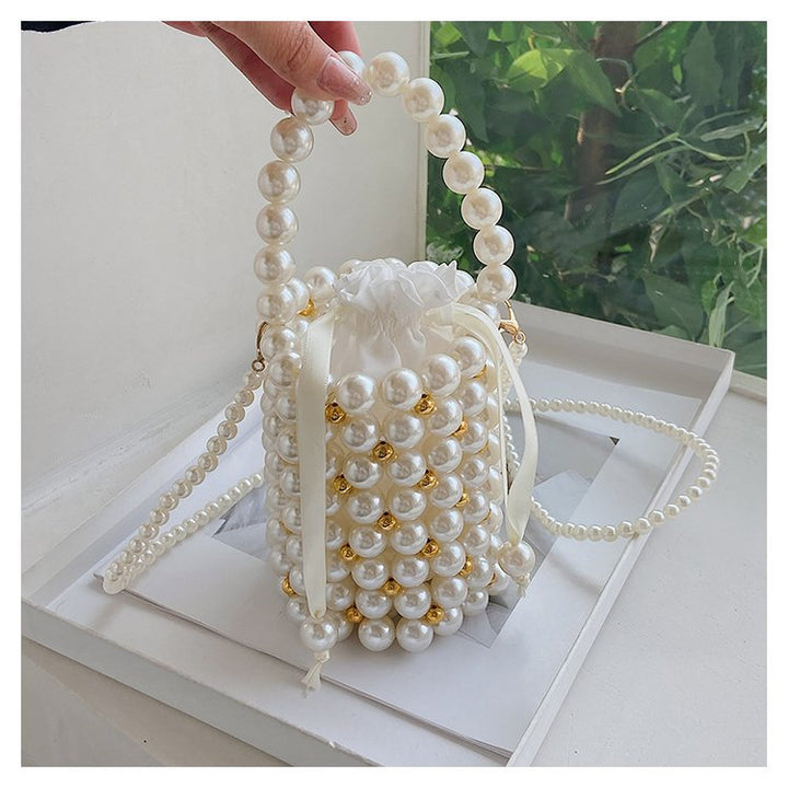 Damen Perlen-Handtasche mit luxuriösem Design Nord Taschen