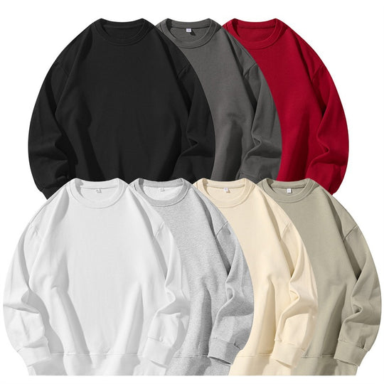 Unisex Oversize-Sweatshirt mit Rundhalsausschnitt, überschnittener Schulter und geripptem Saum Nord Taschen