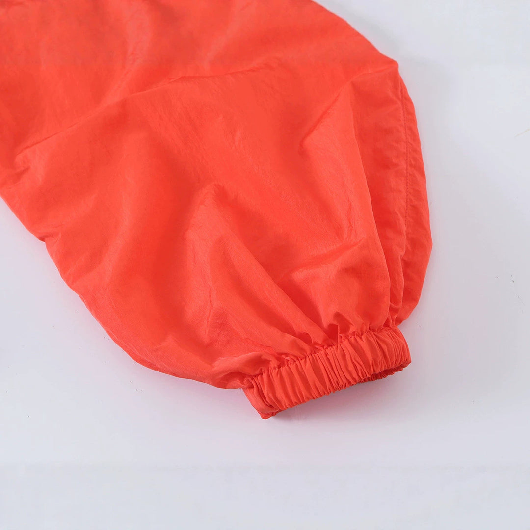 Damen Leichte Longline-Übergangsjacke mit Tunnelzugtaillierung und Stehkragen Nord Taschen