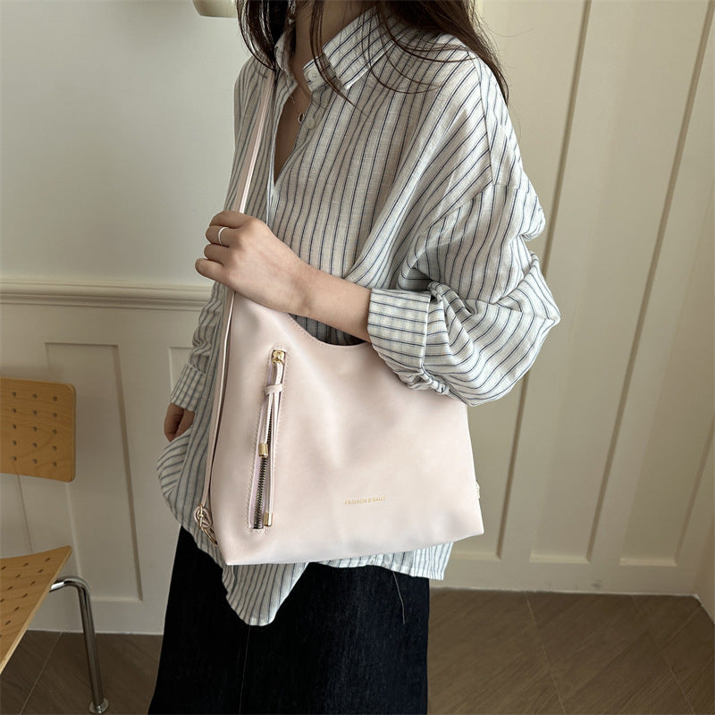 Damen Hobo-Tasche mit elegantem Reißverschluss und verstellbarem Schulterriemen Nord Taschen
