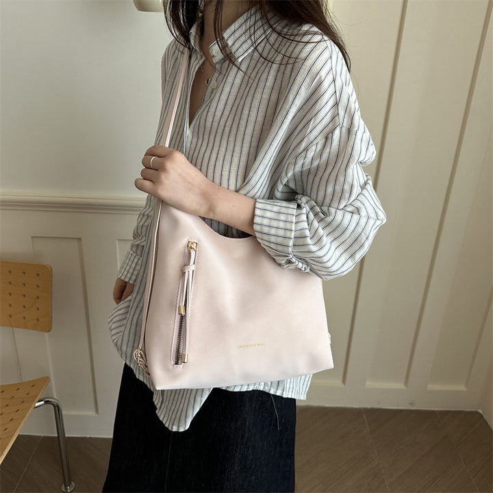 Damen Hobo-Tasche mit elegantem Reißverschluss und verstellbarem Schulterriemen Nord Taschen