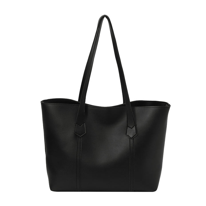 Damen Shopper-Tasche aus hochwertigem Kunstleder mit praktischen Fächern Nord Taschen