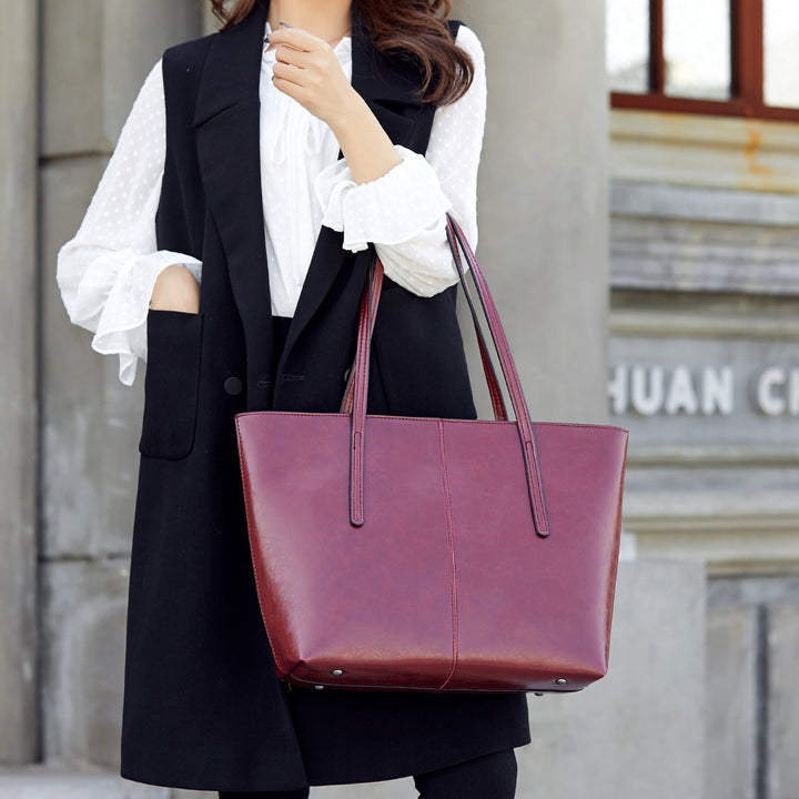 Damen Tote-Bag aus hochwertigem, strukturiertem Kunstleder mit eleganten Details Nord Taschen