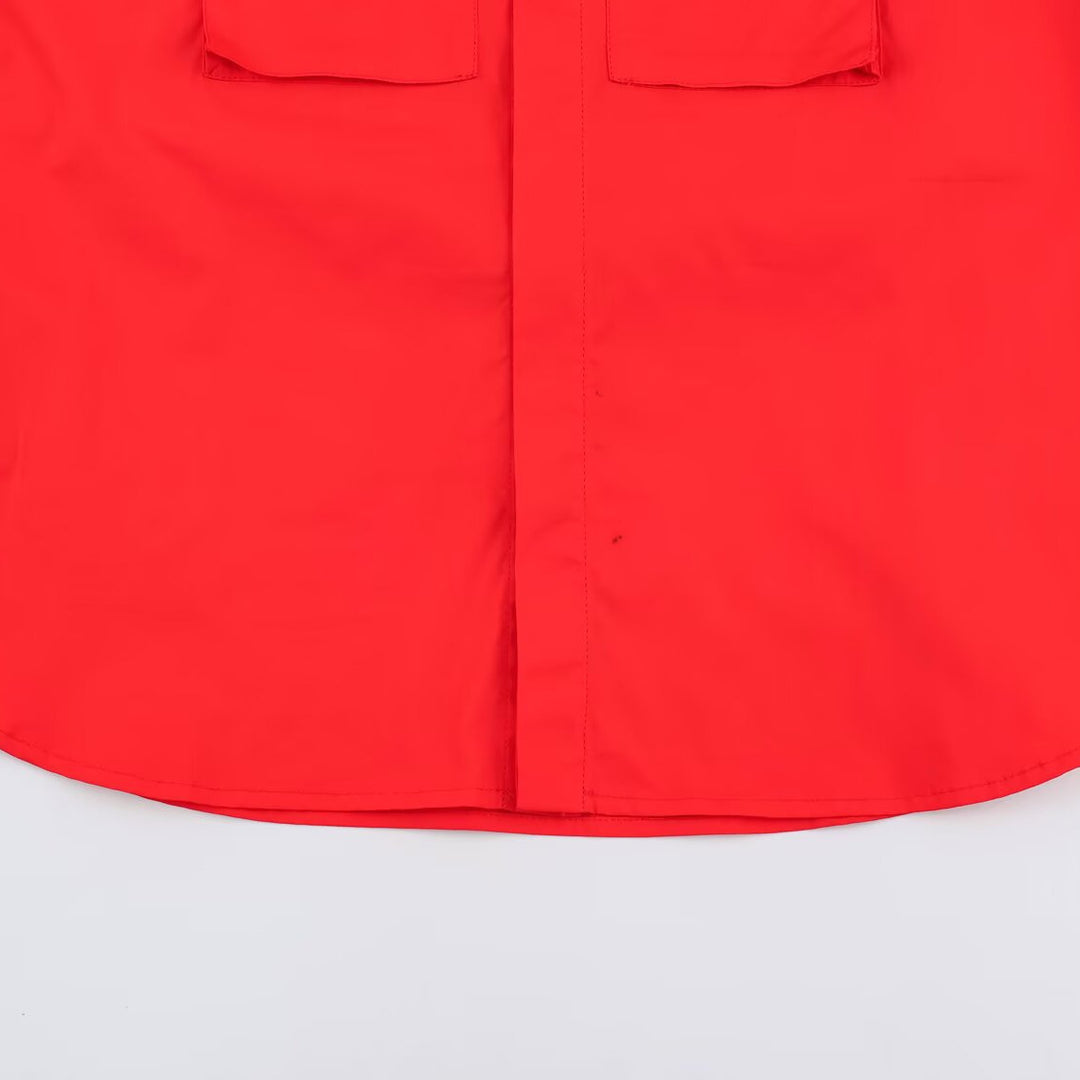 Damen Oversize Utility‑Hemdjacke mit hohem Stehkragen und aufgesetzten Brusttaschen Nord Taschen