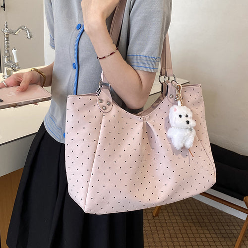 Damen moderne Handtasche mit eleganten Punkten Nord Taschen
