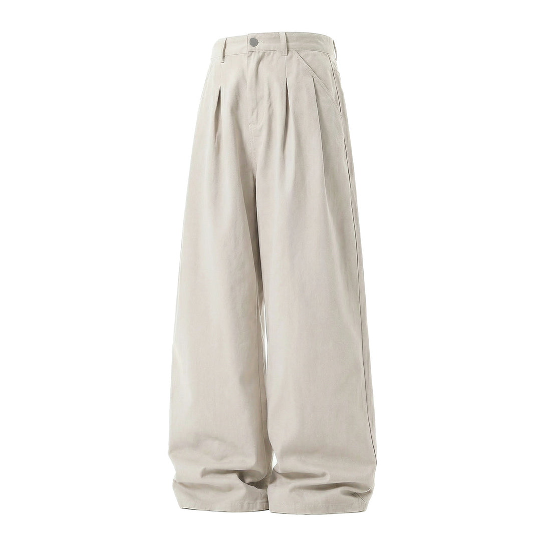 Damen Hochgeschnittene Bundfaltenhose mit extra weitem Bein Nord Taschen