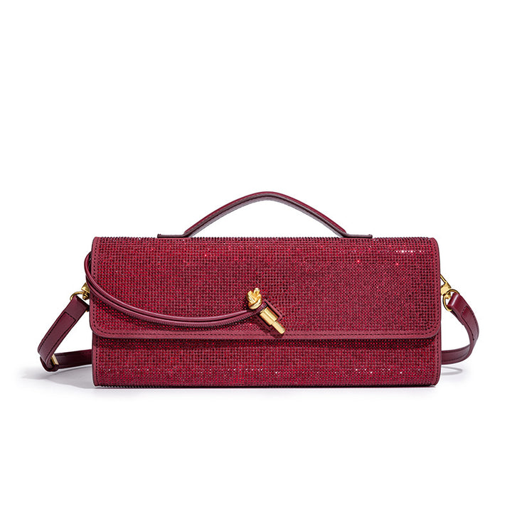 Damen Clutch mit glitzerndem Strass Nord Taschen