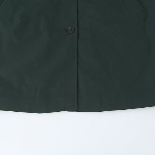 Damen Wasserabweisender Trench-inspirierter Mantel mit Hemdkragen und Eingrifftaschen Nord Taschen