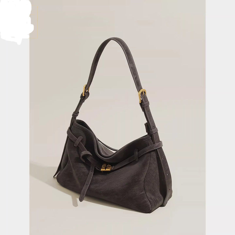 Damen Hobo-Tasche mit luxuriöser Samtoberfläche und elegantem Kettenverschluss Nord Taschen