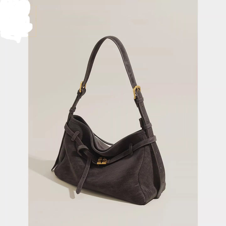 Damen Hobo-Tasche mit luxuriöser Samtoberfläche und elegantem Kettenverschluss Nord Taschen
