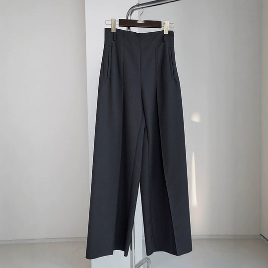 Damen Elegante und weite Stoffhose Nord Taschen