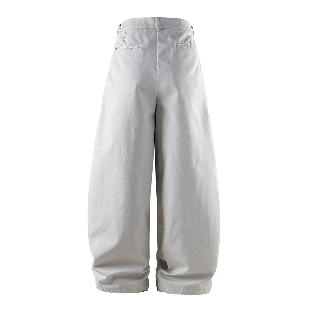 Damen weite High‑Waist‑Culotte mit Kellerfalte und verkürztem Bein Nord Taschen