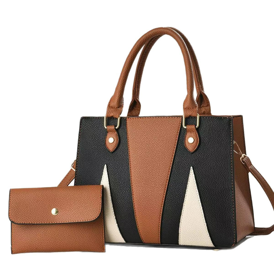 Damen modische Handtasche im modernen Design mit abnehmbarer Mini-Clutch Nord Taschen