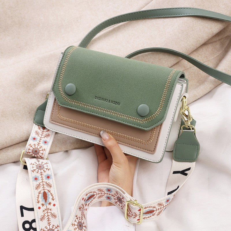 Damen modische Umhängetasche mit kreativen Farbdetails Nord Taschen