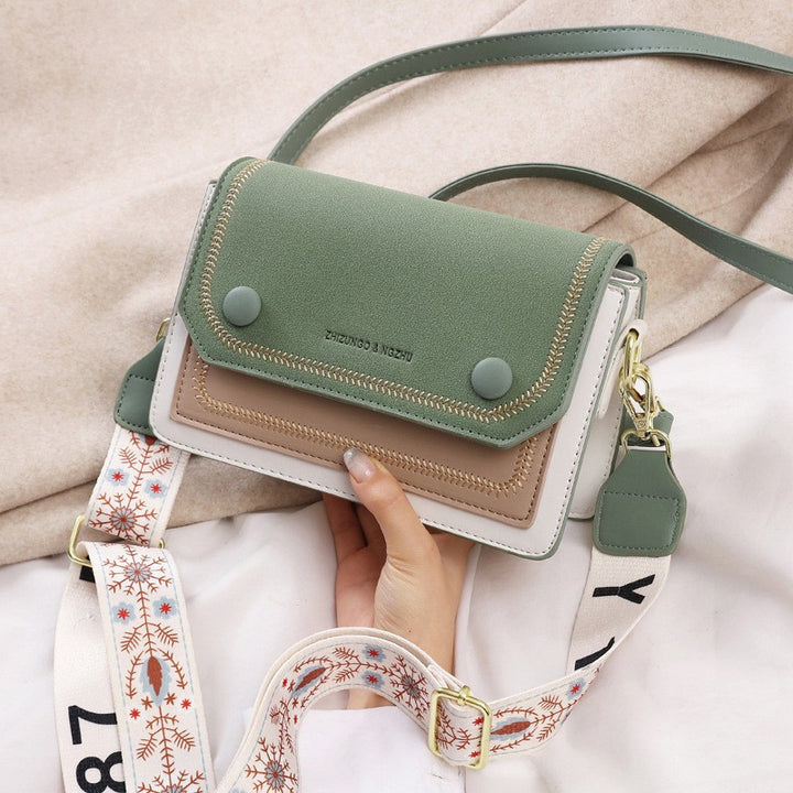 Damen modische Umhängetasche mit kreativen Farbdetails Nord Taschen