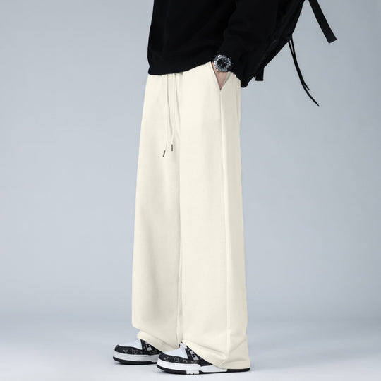 Herren Weite Oversize-Baggy-Loungehose mit Tunnelzugbund und fließender Jersey‑Qualität Nord Taschen