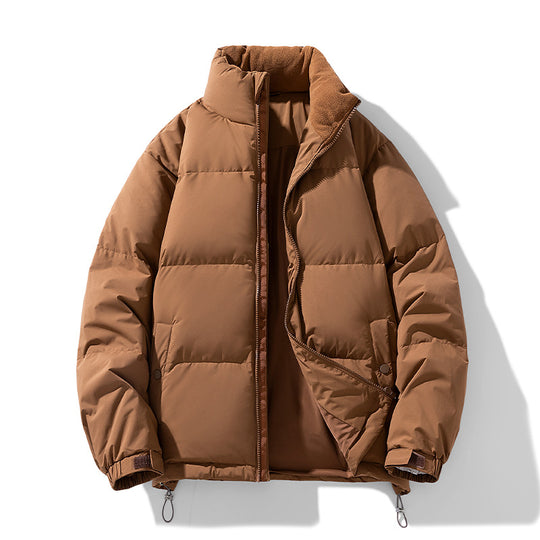 Damen Wattierte Steppjacke mit hohem Kragen und Teddyfutter Nord Taschen
