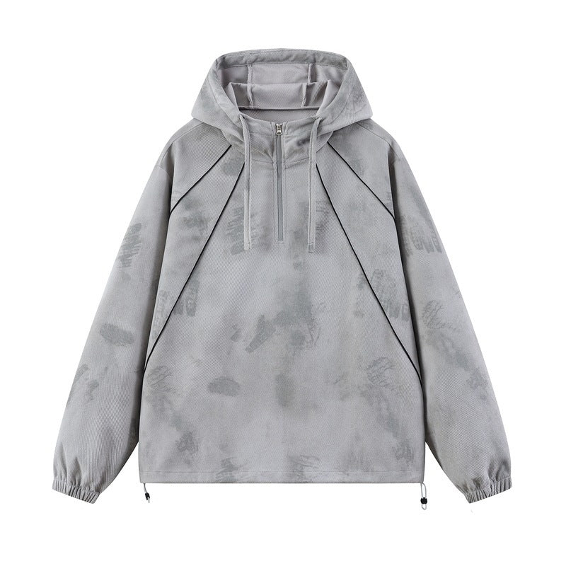 Damen Sportliche Kapuzenjacke mit seitlichen Reißverschlüssen Nord Taschen