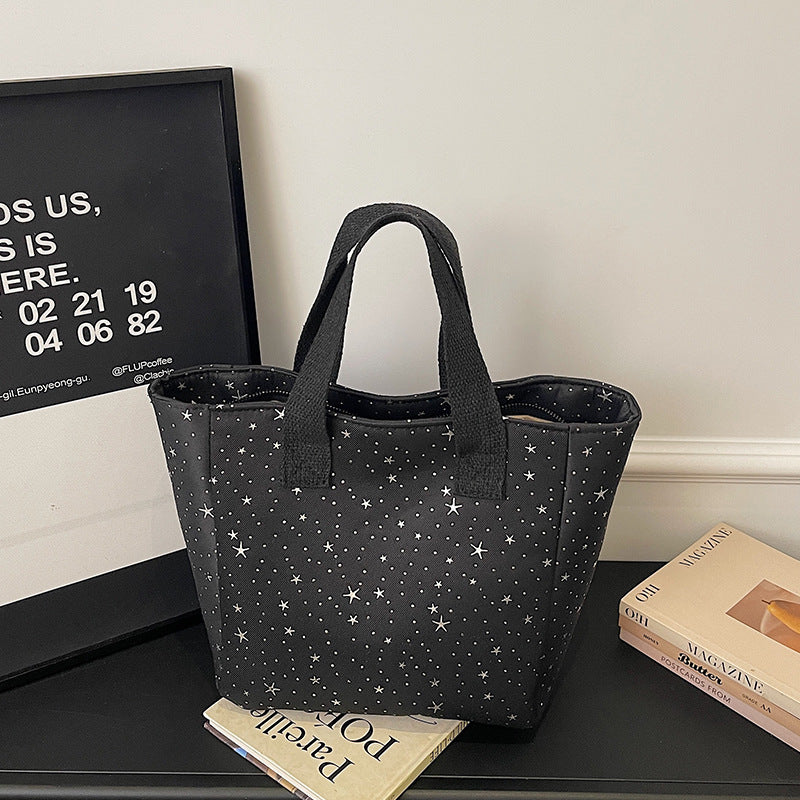 Damen modische Tragetasche mit Sternenmotiv Nord Taschen