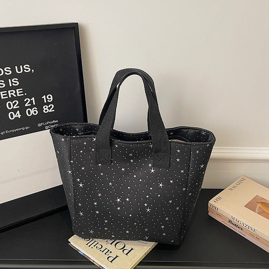 Damen modische Tragetasche mit Sternenmotiv Nord Taschen