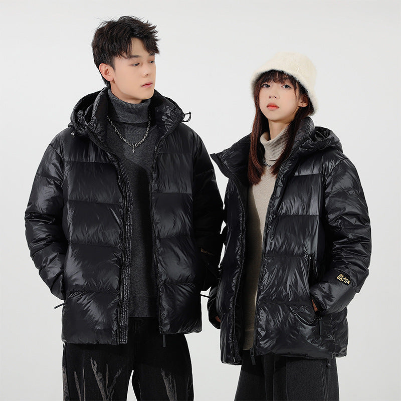 Unisex Wattierte Kapuzenjacke mit Thermo-Isolierung und verstellbarem Saum Nord Taschen