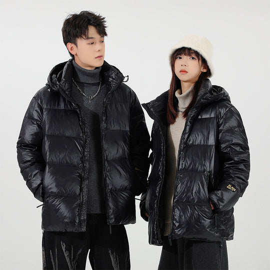 Unisex Wattierte Kapuzenjacke mit Thermo-Isolierung und verstellbarem Saum Nord Taschen